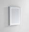 Aquadom 24in x 36in x 5in Left Hinge Royale Plus LED Lighted Mirror Glass Medicine Cabinet for Bathroom Defogger Dimmer Outlet
