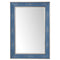 James Martin Element 28" Mirror Silver with Delft Blue 961-M28-SL-DB
