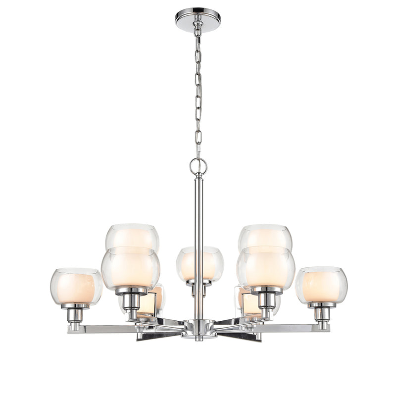 Innovations Lighting Cairo 9 Light 30" Chandelier 330-9CR-PC-CLW