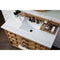 James Martin Malibu 48" Honey Alder Single Vanity with 3 cm Arctic Fall Solid Surface Top 500-V48-HON-3AF