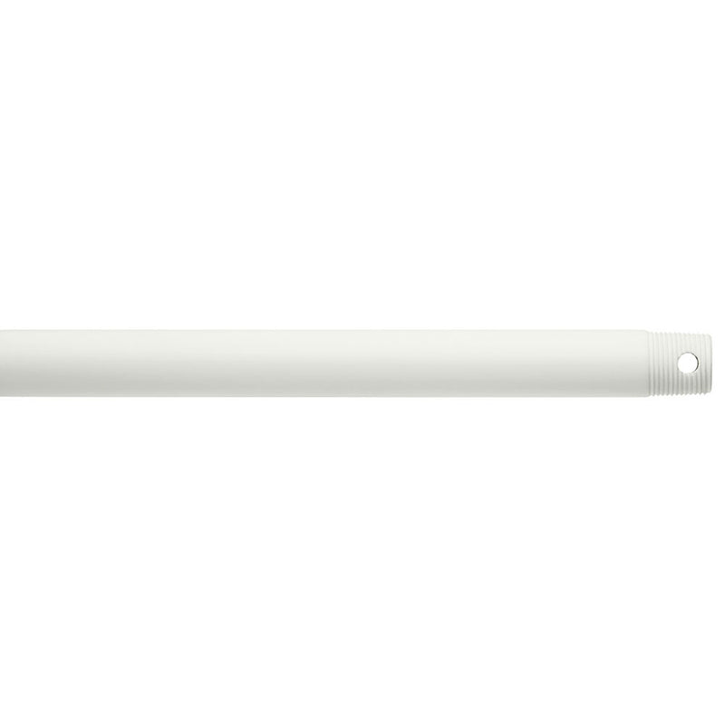 Kichler Dual Threaded 12" Downrod Matte White 360000MWH