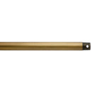 Kichler Dual Threaded 12" Downrod Natural Brass 360000NBR