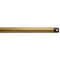 Kichler Dual Threaded 12" Downrod Natural Brass 360000NBR