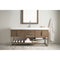 James Martin Columbia 72" Single Vanity Latte Oak with Glossy White Composite Top 388-V72S-LTO-BN-GW