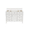 James Martin Brittany 48" Bright White Single Vanity 650-V48-BW