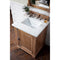 James Martin Providence 26" Driftwood Single Vanity with 3 cm Arctic Fall Solid Surface Top 238-105-V26-DRF-3AF