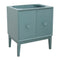 Bellaterra 30" Single Vanity" Aqua Blue Finish Cabinet Only 400400-AB