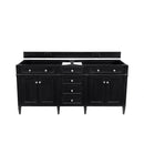 James Martin Brittany 72" Double Vanity Black Onyx 650-V72-BKO