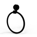 Allied Brass Venus Collection Towel Ring with Dotted Accent 416D-BKM