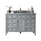 James Martin Brittany 48" Urban Gray Single Vanity with 3 cm Carrara Marble Top 650-V48-UGR-3CAR