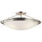 Kichler 23.25" 4 Light Semi Flush Brushed Nickel 42025NI