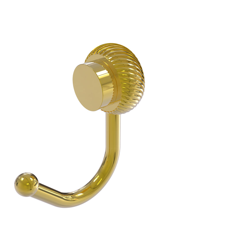 Allied Brass Venus Collection Robe Hook with Twisted Accents 420T-PB