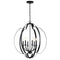 Kichler Voleta 27.75" 6 Light Foyer Chandelier 42139BK