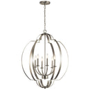 Kichler Voleta 27.75" 6 Light Foyer Chandelier 42139NI