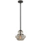 Kichler Everly 9.25" 1 Light Mini Schoolhouse Pendant Mercury Glass Olde Bronze 42167OZMER