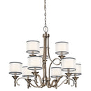 Kichler Lacey 9 Light Chandelier Antique Pewter 42382AP