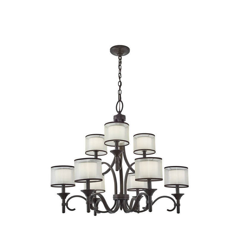 Kichler Lacey 9 Light Chandelier Mission Bronze 42382MIZ