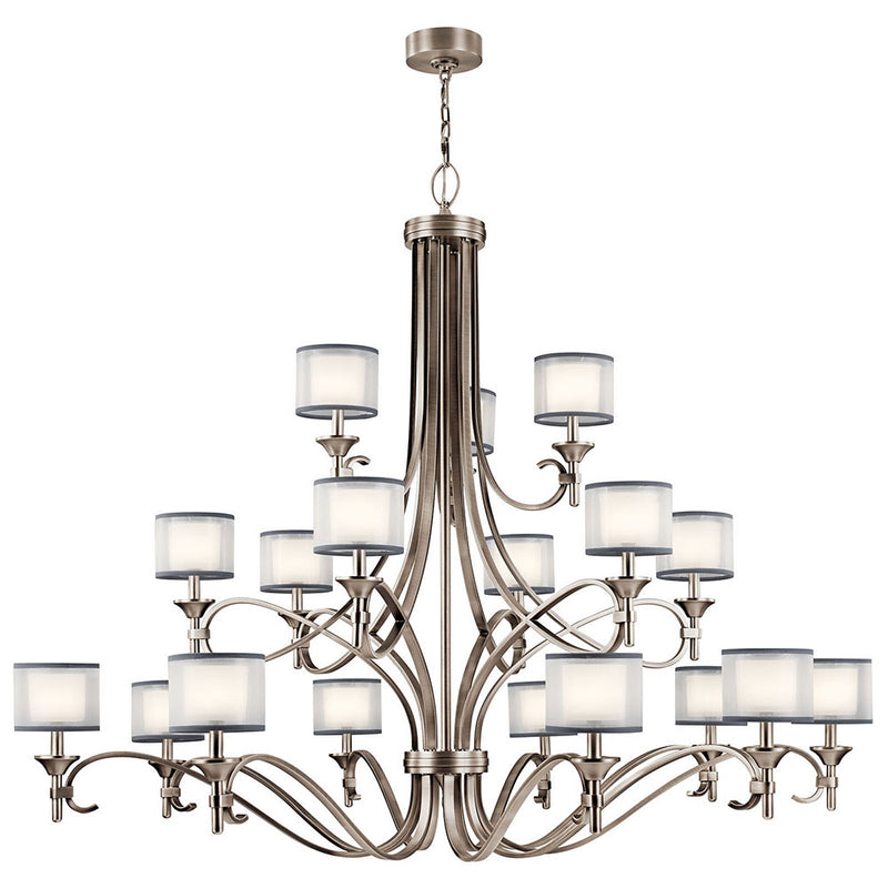 Kichler Lacey 18 Light Grand Chandelier Antique Pewter 42396AP