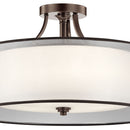 Kichler Lacey 5 Light Semi Flush Mission Bronze 42399MIZ