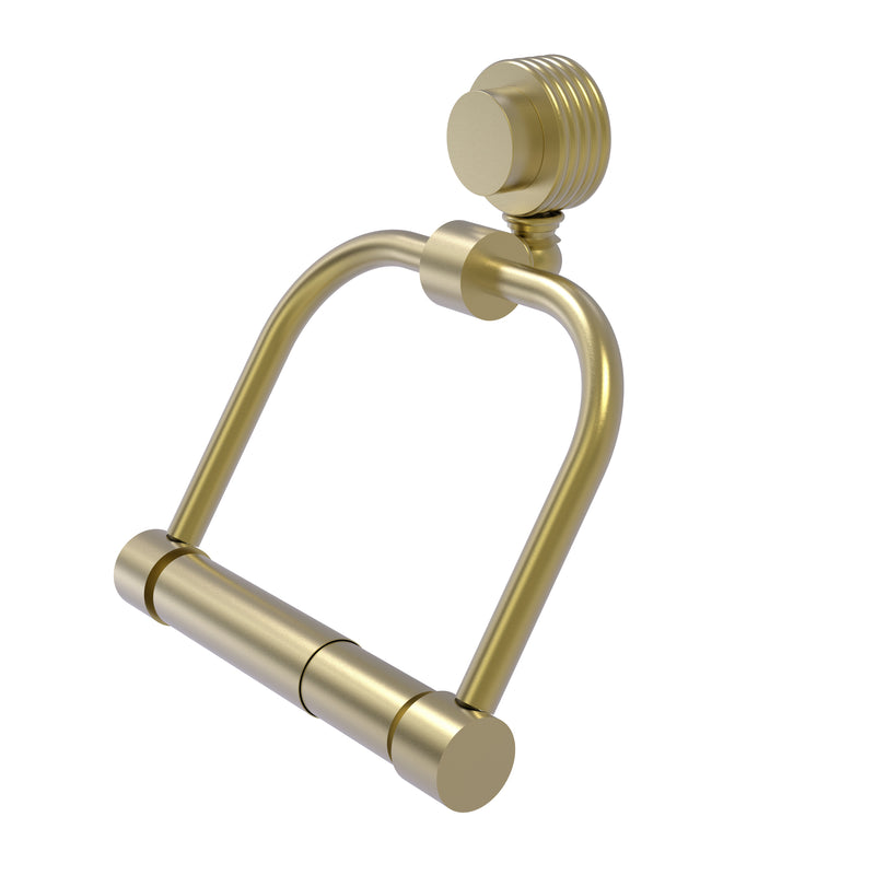 Allied Brass Venus Collection 2 Post Toilet Tissue Holder with Groovy Accents 424G-SBR