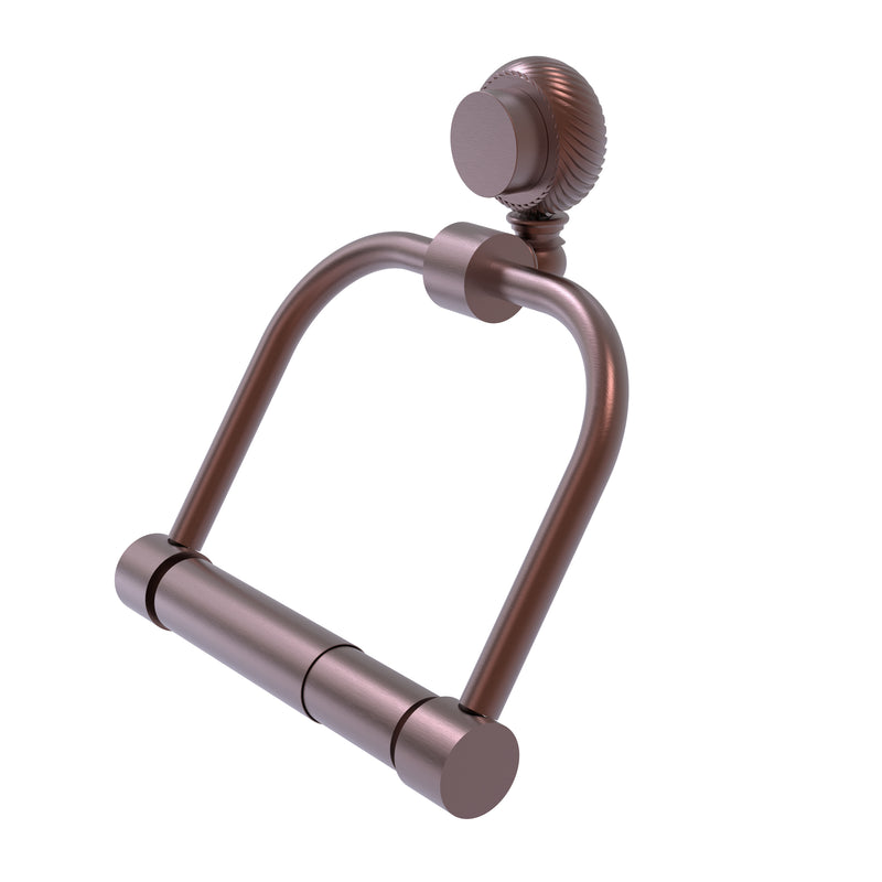 Allied Brass Venus Collection 2 Post Toilet Tissue Holder with Twisted Accents 424T-CA