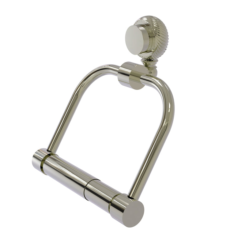 Allied Brass Venus Collection 2 Post Toilet Tissue Holder with Twisted Accents 424T-PNI