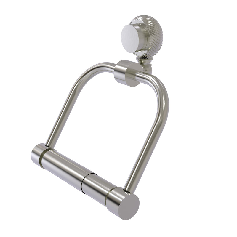 Allied Brass Venus Collection 2 Post Toilet Tissue Holder with Twisted Accents 424T-SN