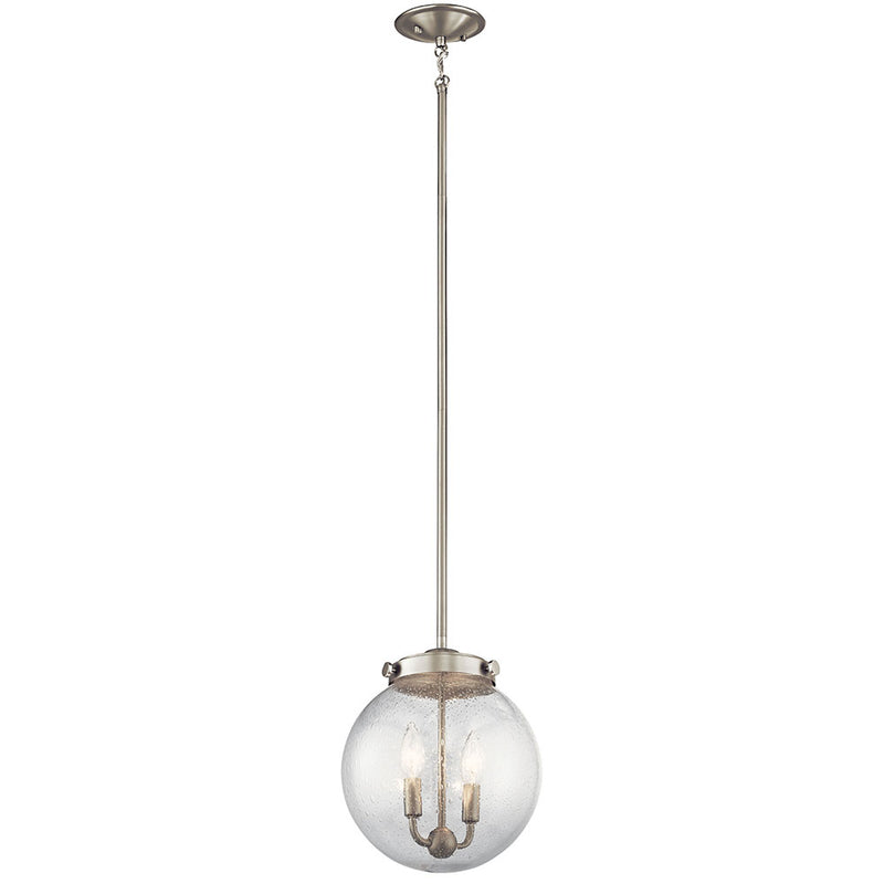 Kichler Holbrook 2 Light Mini Pendant Brushed Nickel 42588NI