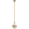 Kichler Tollis 12.5" 1 Light Mini Pendant Natural Brass 43011NBR