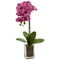 Nearly Natural Pink Orchid Phalaenopsis 24" Artificial Arrangement In Vase