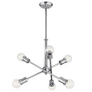 Kichler Armstrong 6 Light Chandelier Chrome 43095CH