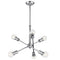 Kichler Armstrong 6 Light Chandelier Chrome 43095CH