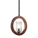 Kichler Grand Bank 1 Light Convertible Mini Pendant Auburn Stain 43189AUB