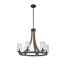 Kichler Grand Bank 6 Light Chandelier Auburn Stained 43193AUB