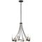 Kichler Bensimone 6 Light Chandelier Black 43290BK