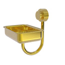 Allied Brass Venus Collection Wall Mounted Soap Dish with Groovy Accents 432G-PB