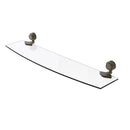 Allied Brass Venus Collection 24 Inch Glass Shelf with Dotted Accents 433D-24-ABR
