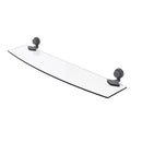 Allied Brass Venus Collection 24 Inch Glass Shelf with Twist Accents 433T-24-GYM