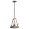 Kichler Colerne 16.5' 2 Light Pendant with Clear Seeded Glass Classic Pewter 43435CLP