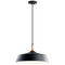 Kichler Danika 1 Light Pendant Black 43683BK