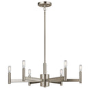 Kichler Erzo 6 Light Chandelier Satin Nickel 43859SN