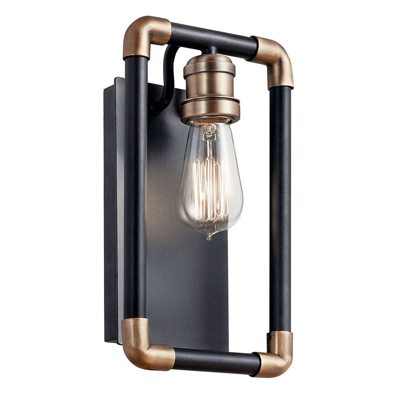 Kichler Imahn 1 Light Wall Sconce Black 43889BK