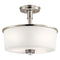 Kichler Joelson 3 Light Semi Flush Brushed Nickel 43926NI