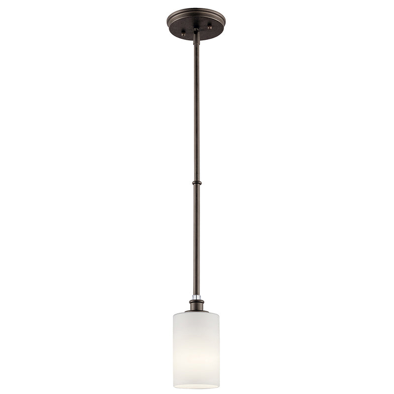 Kichler Joelson 1 Light Mini Pendant with LED Bulb Olde Bronze 43927OZL18