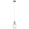 Kichler Riviera 6" 1 Light Mini Pendant Brushed Nickel 43959NI