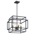 Kichler Taubert 4 Light Pendant Black 43984BK