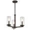 Kichler Crosby 3 Light Convertible Chandelier Olde Bronze 43997OZ