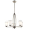 Kichler Tao 5 Light Chandelier Brushed Nickel 44051NI