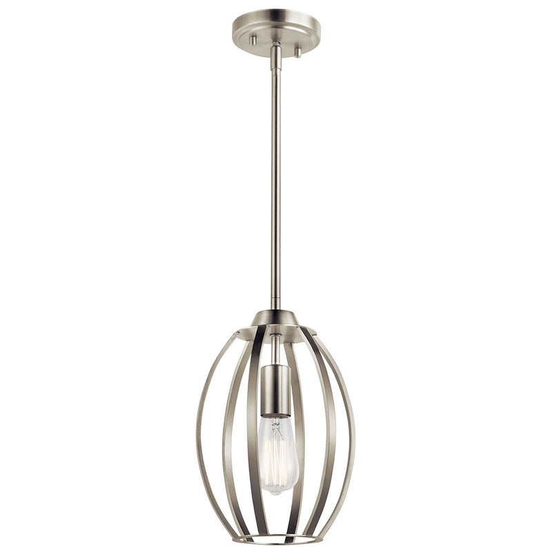 Kichler Tao 1 Light Pendant Brushed Nickel 44054NI