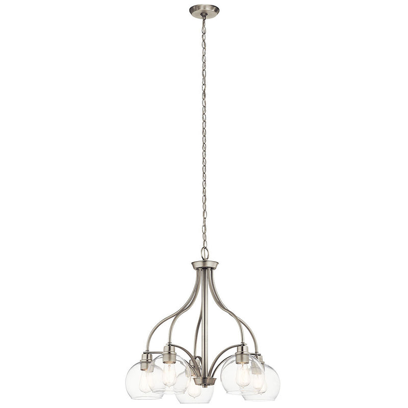 Kichler Harmony 5 Light Chandelier Brushed Nickel 44064NI